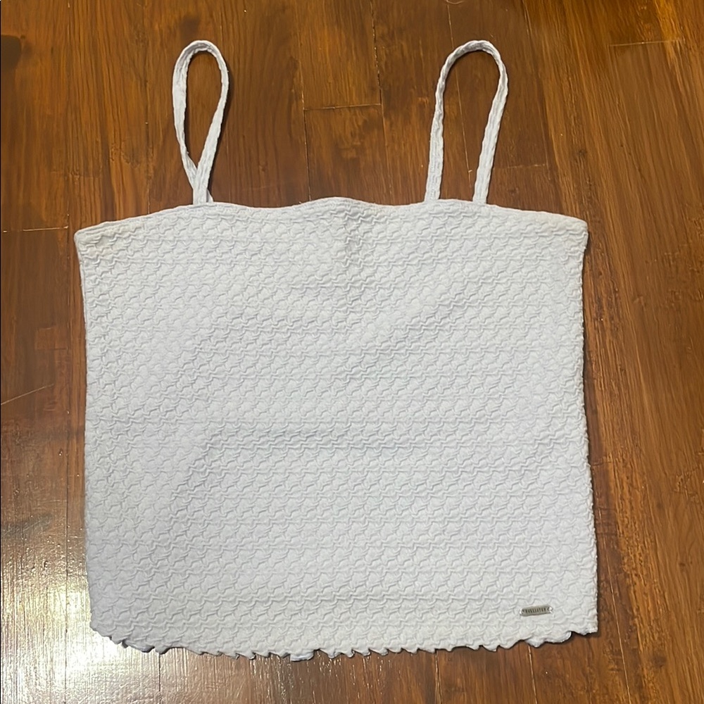 Light Blue Textured Women's Top